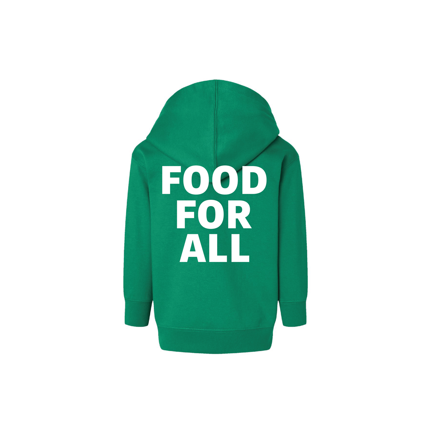 Toddler Food For All Statement Hoodie